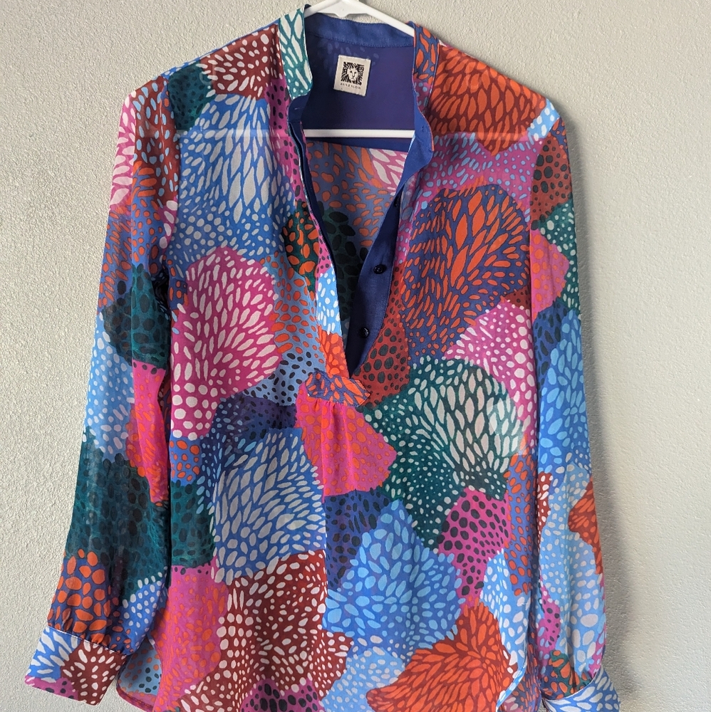 Anne Klein multicolor top XS/S
